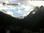 Archiv Foto Webcam Blick auf den Dent Blanche 17:00