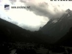 Archiv Foto Webcam Blick auf den Dent Blanche 19:00