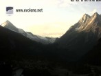 Archiv Foto Webcam Blick auf den Dent Blanche 06:00