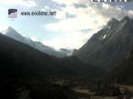 Archiv Foto Webcam Blick auf den Dent Blanche 07:00