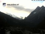 Archiv Foto Webcam Blick auf den Dent Blanche 06:00