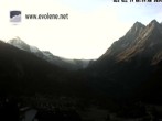 Archiv Foto Webcam Blick auf den Dent Blanche 07:00