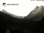 Archiv Foto Webcam Blick auf den Dent Blanche 08:00
