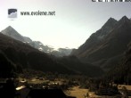 Archiv Foto Webcam Blick auf den Dent Blanche 09:00