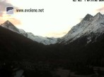 Archiv Foto Webcam Blick auf den Dent Blanche 06:00