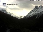 Archiv Foto Webcam Blick auf den Dent Blanche 15:00