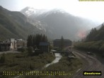 Archiv Foto Webcam Dampfbahn Furka Bergstrecke Gletsch 07:00