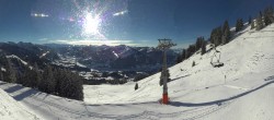 Archiv Foto Webcam Blick von der Bichlalm über Kitzbühel 13:00