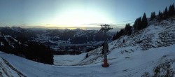 Archiv Foto Webcam Blick von der Bichlalm über Kitzbühel 15:00