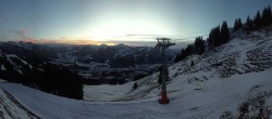 Archiv Foto Webcam Blick von der Bichlalm über Kitzbühel 17:00