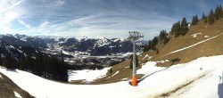 Archiv Foto Webcam Blick von der Bichlalm über Kitzbühel 09:00