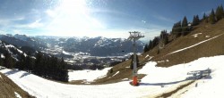 Archiv Foto Webcam Blick von der Bichlalm über Kitzbühel 13:00