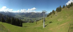 Archiv Foto Webcam Blick von der Bichlalm über Kitzbühel 09:00
