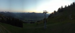 Archiv Foto Webcam Blick von der Bichlalm über Kitzbühel 19:00