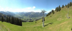 Archiv Foto Webcam Blick von der Bichlalm über Kitzbühel 11:00