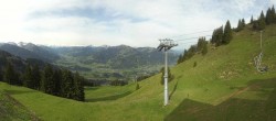 Archiv Foto Webcam Blick von der Bichlalm über Kitzbühel 07:00