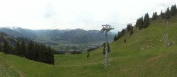 Archiv Foto Webcam Blick von der Bichlalm über Kitzbühel 11:00
