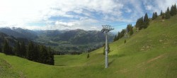 Archiv Foto Webcam Blick von der Bichlalm über Kitzbühel 09:00