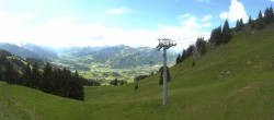 Archiv Foto Webcam Blick von der Bichlalm über Kitzbühel 11:00