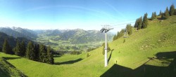 Archiv Foto Webcam Blick von der Bichlalm über Kitzbühel 07:00