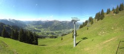 Archiv Foto Webcam Blick von der Bichlalm über Kitzbühel 09:00