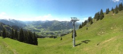 Archiv Foto Webcam Blick von der Bichlalm über Kitzbühel 11:00
