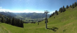 Archiv Foto Webcam Blick von der Bichlalm über Kitzbühel 13:00