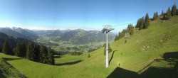 Archiv Foto Webcam Blick von der Bichlalm über Kitzbühel 07:00