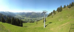 Archiv Foto Webcam Blick von der Bichlalm über Kitzbühel 09:00