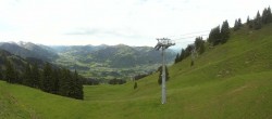 Archiv Foto Webcam Blick von der Bichlalm über Kitzbühel 02:00