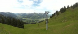 Archiv Foto Webcam Blick von der Bichlalm über Kitzbühel 04:00