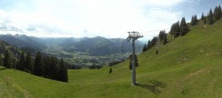 Archiv Foto Webcam Blick von der Bichlalm über Kitzbühel 08:00