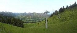 Archiv Foto Webcam Blick von der Bichlalm über Kitzbühel 05:00