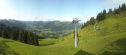 Archiv Foto Webcam Blick von der Bichlalm über Kitzbühel 07:00