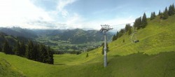 Archiv Foto Webcam Blick von der Bichlalm über Kitzbühel 09:00