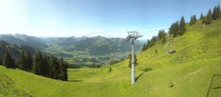 Archiv Foto Webcam Blick von der Bichlalm über Kitzbühel 09:00