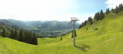 Archiv Foto Webcam Blick von der Bichlalm über Kitzbühel 13:00