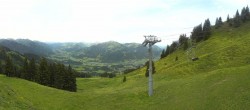 Archiv Foto Webcam Blick von der Bichlalm über Kitzbühel 07:00