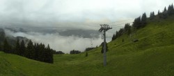 Archiv Foto Webcam Blick von der Bichlalm über Kitzbühel 07:00