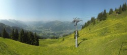 Archiv Foto Webcam Blick von der Bichlalm über Kitzbühel 09:00