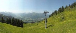 Archiv Foto Webcam Blick von der Bichlalm über Kitzbühel 11:00