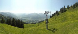 Archiv Foto Webcam Blick von der Bichlalm über Kitzbühel 13:00