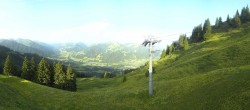 Archiv Foto Webcam Blick von der Bichlalm über Kitzbühel 06:00