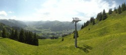 Archiv Foto Webcam Blick von der Bichlalm über Kitzbühel 13:00