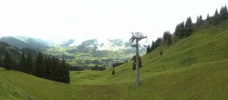Archiv Foto Webcam Blick von der Bichlalm über Kitzbühel 07:00