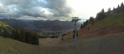 Archiv Foto Webcam Blick von der Bichlalm über Kitzbühel 19:00