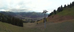 Archiv Foto Webcam Blick von der Bichlalm über Kitzbühel 05:00