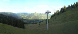 Archiv Foto Webcam Blick von der Bichlalm über Kitzbühel 06:00