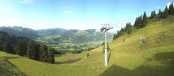 Archiv Foto Webcam Blick von der Bichlalm über Kitzbühel 07:00