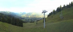 Archiv Foto Webcam Blick von der Bichlalm über Kitzbühel 06:00